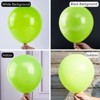 PartyWoo Balloons Lime Green Neon Yellowish Light 36 18 12 10 5 Inch 100 pcs - 3 of 4
