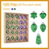 Unique Bargains Glass Decorative Hanging Tree Ornament Balls 1"-1.5" 100 Pcs - 3 of 4