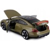 2022 Audi RS e-tron GT Dark Green with Sunroof 1/18 Diecast Model Car by Bburago - 3 of 4