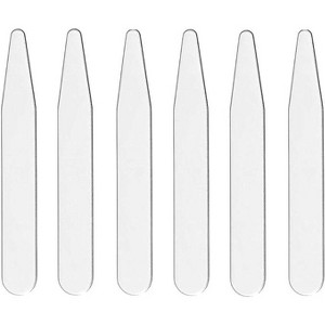 Quality Plugs - 50 Metal Collar Stays for Men Dress Shirt 4 Sizes - 1 of 3