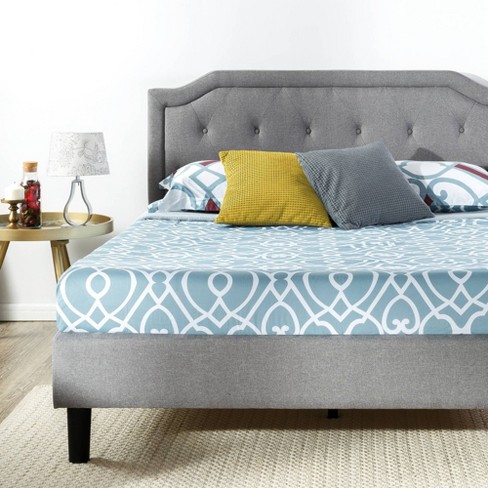 Zinus curtis store upholstered platform bed