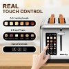Mecity 4-Slice Smart Toaster - Touch Screen, 1.5" Slots, Bagel/Muffin, Stainless Steel - 2 of 3