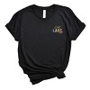 Simply Sage Market Lake Life Distressed Colorful Front and Back Design Short Sleeve Tee - 3 of 4