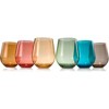Khen's Shatterproof Muted Colored Acrylic Drinking Glasses, Luxurious & Stylish, Unique Home Bar Addition - 6 pk - 2 of 4