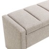 NicBex 47.25" Modern Storage Ottoman Bench,Foot Rest with Hidden Compartment,End of Bed Storage Bench for Bedroom,Living Room,Bedroom Furniture - 4 of 4