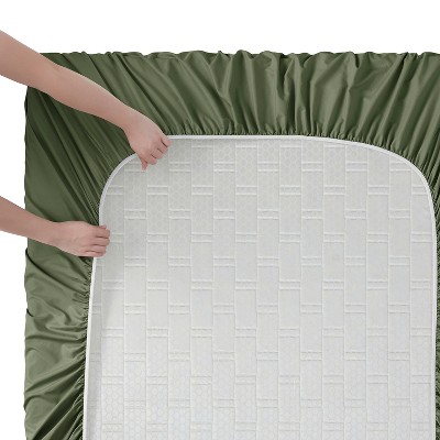 Olive Green Full Deep Pocket Microfiber Sheet Set