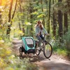 Aosom Bike Trailer for Kids 3 In1 Foldable Child Jogger Stroller Baby Stroller Transport Carrier Rubber Tires Kid Bicycle Trailer - 3 of 4