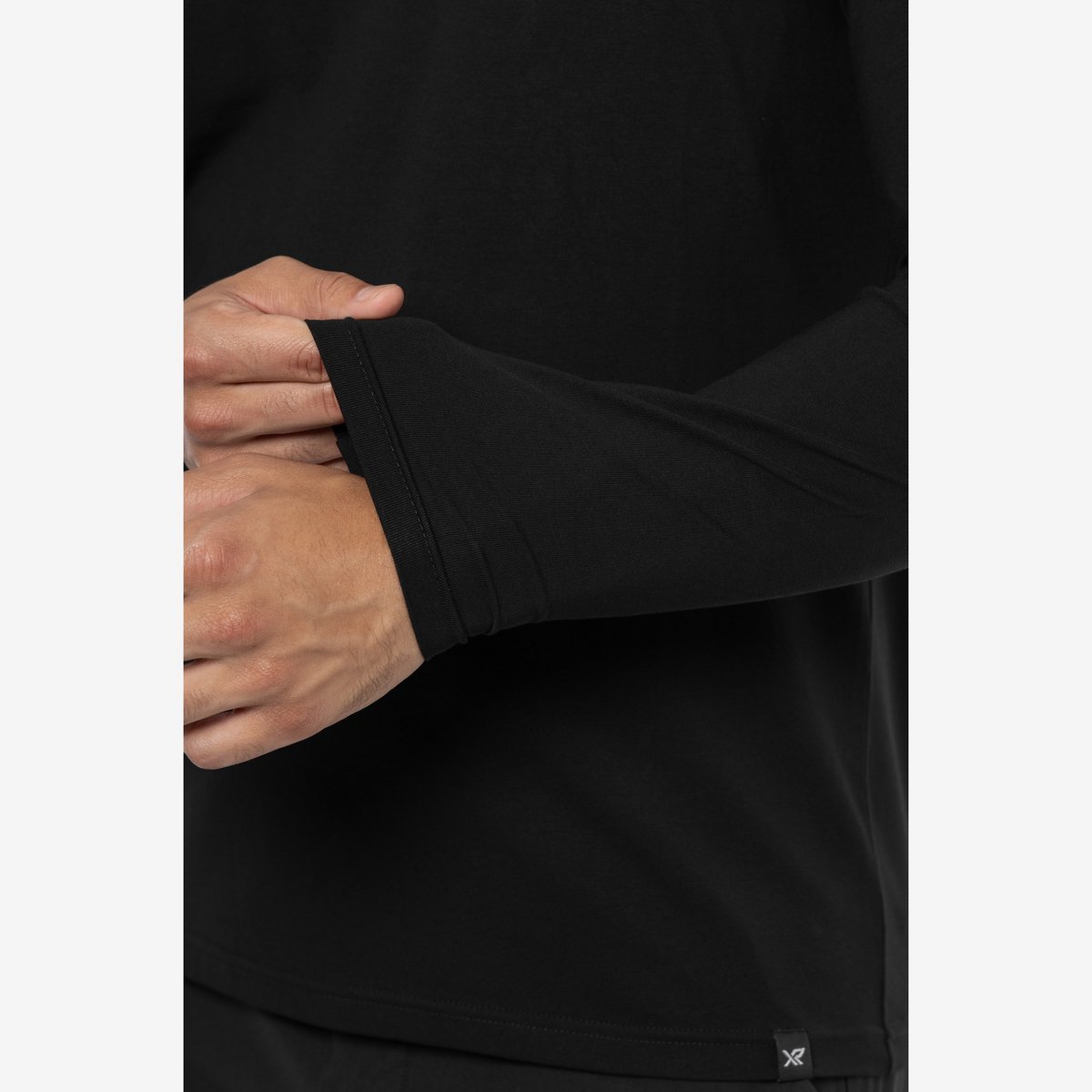 Мужские футболки X RAY Men's V-Neck & Henley Long Sleeve T-Shirt in BLACK Size Small — фото 7
