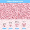 Unique Bargains No Hole ABS Round Faux Pearl for Vase Fillers DIY Home Decoration 5000 Pcs - 2 of 4