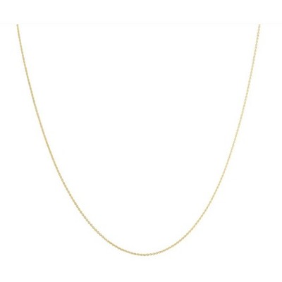 Pompeii3 14k Yellow Gold 0.7 millimeters Cable Necklace (18 inches)