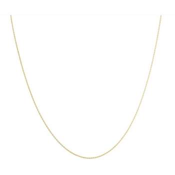 Pompeii3 14k Yellow Gold 0.7 millimeters Cable Necklace (18 inches)