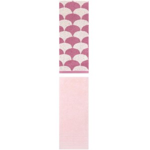 REGALWOVEN Soft Absorbent Bathroom Decorative Hand Towels for Drying 14" x 30"/13" x 29" 2 Pcs - 1 of 4