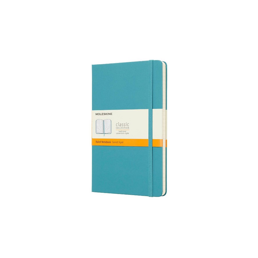 Moleskine Notebook Ruled Hard Cover Large Reef Blue