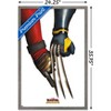 Trends International Marvel Deadpool & Wolverine - Claws Teaser One Sheet Framed Wall Poster Prints - 3 of 4