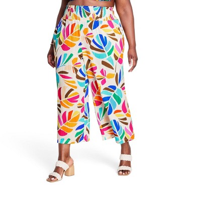Photo 1 of * SIZE 4X* Women's Botanical Cover Up Pants - Tabitha Brown for Target