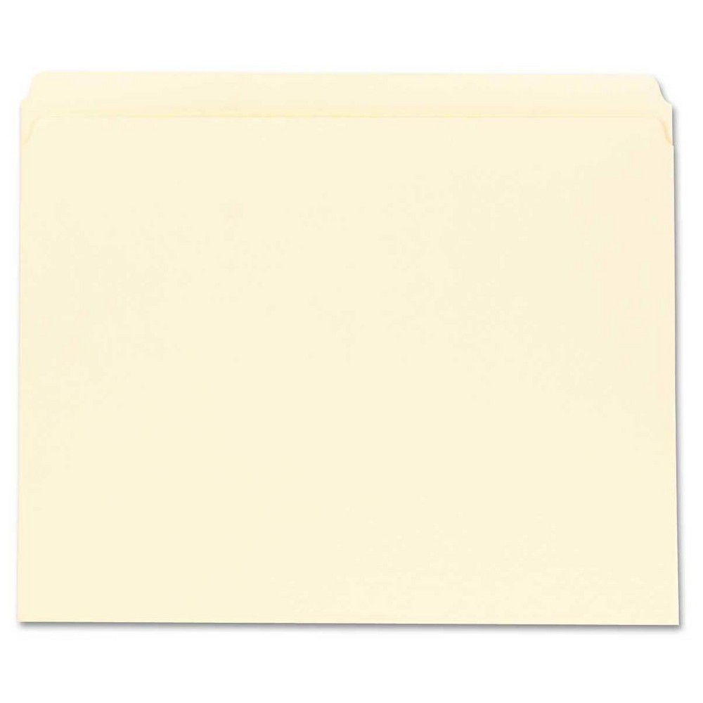 UPC 087547121108 product image for Universal File Folders Straight Cut, One-Ply Top Tab, Letter, 100 Ct - Manila | upcitemdb.com