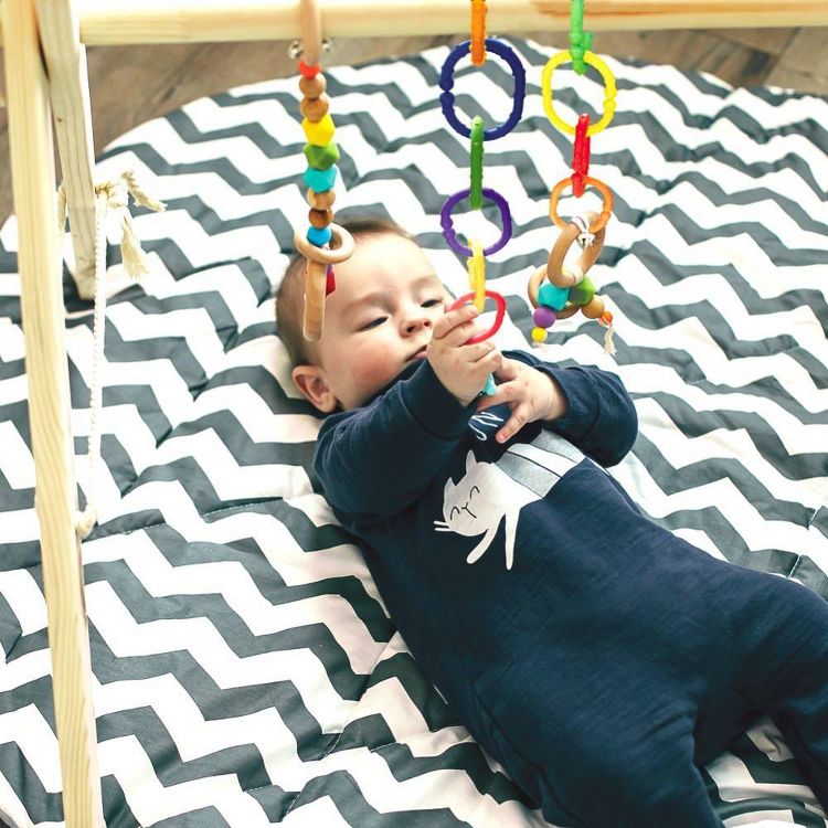 Lulyboo Travel Accessory Link Baby Rings Toy - Rainbow Colors, 2 of 7