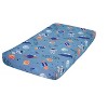 Everyday Kids Baby Boy Fitted Crib Sheet Outerspace Adventures, 100% Soft Breathable Microfiber, Fits Standard Crib Mattress 28" x 52" - 2 of 4