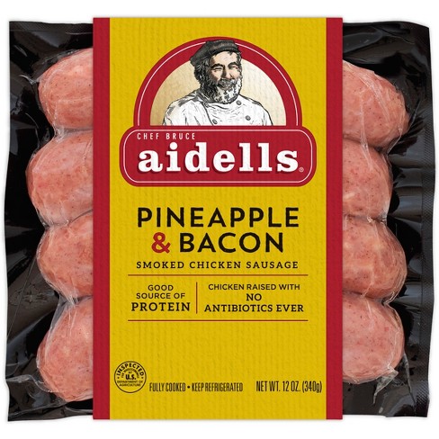 Aidells Pineapple Bacon Smoked Chicken Sausage 12oz Target