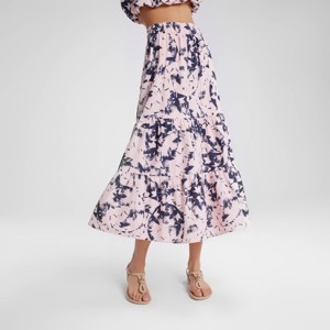 Women's Wide Shirred Waistband A-Line Skirt - Wild Fable™ - 1 of 4