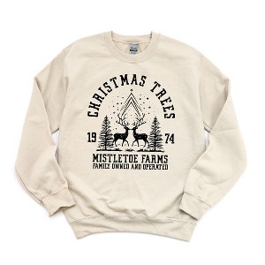 Simply Sage Market Women's Graphic Sweatshirt Mistletoe Farms 1974 - 1 of 2