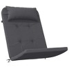 vidaXL Adirondack Chair Cushion Set of 2 Anthracite - 3 of 4