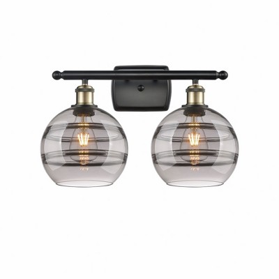 Rochester - 2 Light Bath Vanity In Industrial Style-10.88 Inches Tall and 18 Inches Wide