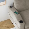 KTMBDW Convertible Sectional Sofa Couch, 3 Seat L-Shaped Sofa with Fabric Ottoman Small Couch for Small Apartments, Living Room and Office - 4 of 4