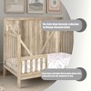 VYNXARIA 4-in-1 Convertible Crib Vintage Chestnut - 3 of 4