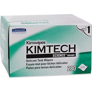 Kimtech Science 34155 Delicate Task Wipes 4.4 in. x 4.8 in. (Box of 280) - 1 of 4