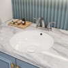 ChicFurnit Bathroom Sink Faucet Two Handle CUPC Certified Modern Design for Stylish Spaces, Silver, 9.84"*7.09"*5.12" - 2 of 4
