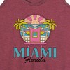 Women's - Instant Message - Miami Florida Graphic Racerback Tank - 2 of 4