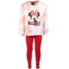 Disney Minnie Mouse Girls Fur French Terry Sweatshirt and Leggings Outfit Set Toddler to Little Kid - 3 of 4