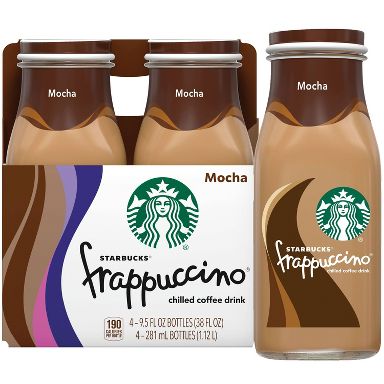 Starbucks Frappuccino Mocha Coffee Drink - 4pk/9.5 fl oz Glass Bottles