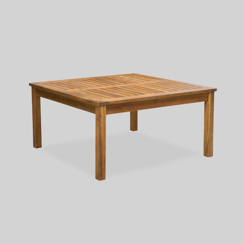 Perla Acacia Wood Coffee Table Brown - Christopher Knight Home, 1 of 7