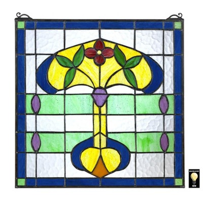 Design Toscano Horta Tiffany-Style Stained Glass Window