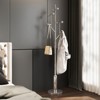Bekrvio Freestanding Coat Rack with 8 Hooks, Tree Branch Design – Heavy Duty Metal Clothes Hanger Stand w/ Disc Base, Holds 120kg for Entryway,Bedroom - 3 of 4