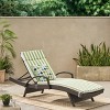 Christopher Knight Home Jessica Outdoor Rattan and Iron Adjustable Chaise Lounge with Cushion - 2 of 4