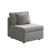 Buenhomino Stylish Loveseat with Hidden Storage – Velvet Upholstery, Soft Cushions, Ideal for Living Room, Bedroom, or Apartment - 3 of 4