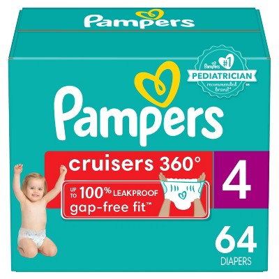 Pampers Cruisers 360 Diapers Super Pack - Size 4 - 64ct