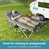 SUGIFT Folding Camping Cot & Bed Heavy-Duty for Adults Kids w/ Carrying Bag - 2 of 4