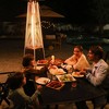 East Oak 18.23"x21.84" 48000 BTU Torch Patio Propane Outdoor Portable Heater Bronze Finish: Iron Frame, 10ft Heat Radius - 4 of 4