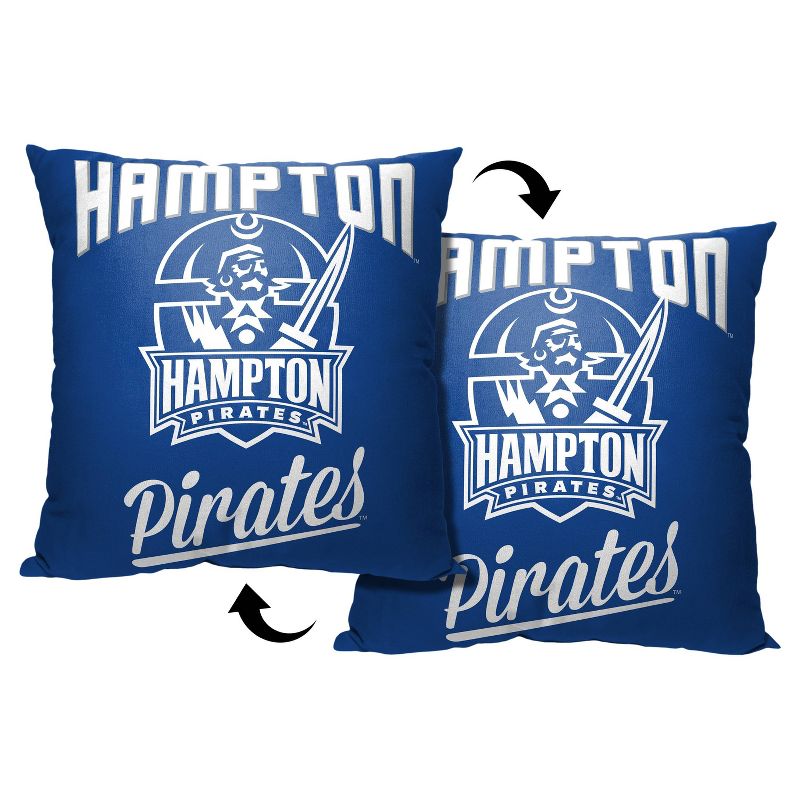 18&#34; x 18&#34; NCAA Hampton Pirates Alumni Pillow, 2 of 4