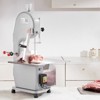 VEVOR Electric Meat Bandsaw, 1100W Stainless Steel Countertop Bone Sawing Machine, Workbeach 19.3" x 15", 0.16-7.9 Inch Cutting Thickness, Silver - 2 of 4