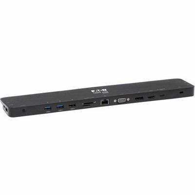 Tripp Lite USB-C Docking Station with 14 Ports, 4K HDMI, DisplayPort, USB A/C, and Creative Stands (U442-DOCK7D-B)