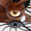 BestParts 20" Industrial 7-Blade Ceiling Fan - Remote Control, 6E26 LED Bulb, Energy-Saving DC Motor - 4 of 4