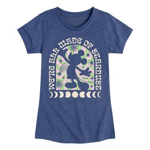 Girls' - Disney - Made Of Stardust Fitted Short Sleeve Graphic T-Shirt - 1 of 4