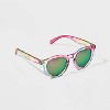 Girls' Crystal Tie-Dye Printed Round Sunglasses - Cat & Jack™ - image 2 of 2