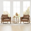 Spruce&Spring Mid Century Modern Upholstered Accent Arm Chair with Wood Legs - 2 of 4