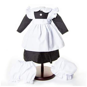 The Queen's Treasures 18 Inch Doll 4 Piece  Kitchen Maid Clothes Outfit